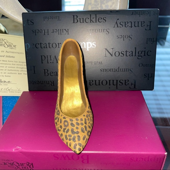 Just The Right Shoe By Raine 1998 Leopard Stiletto - Picture 2 of 8